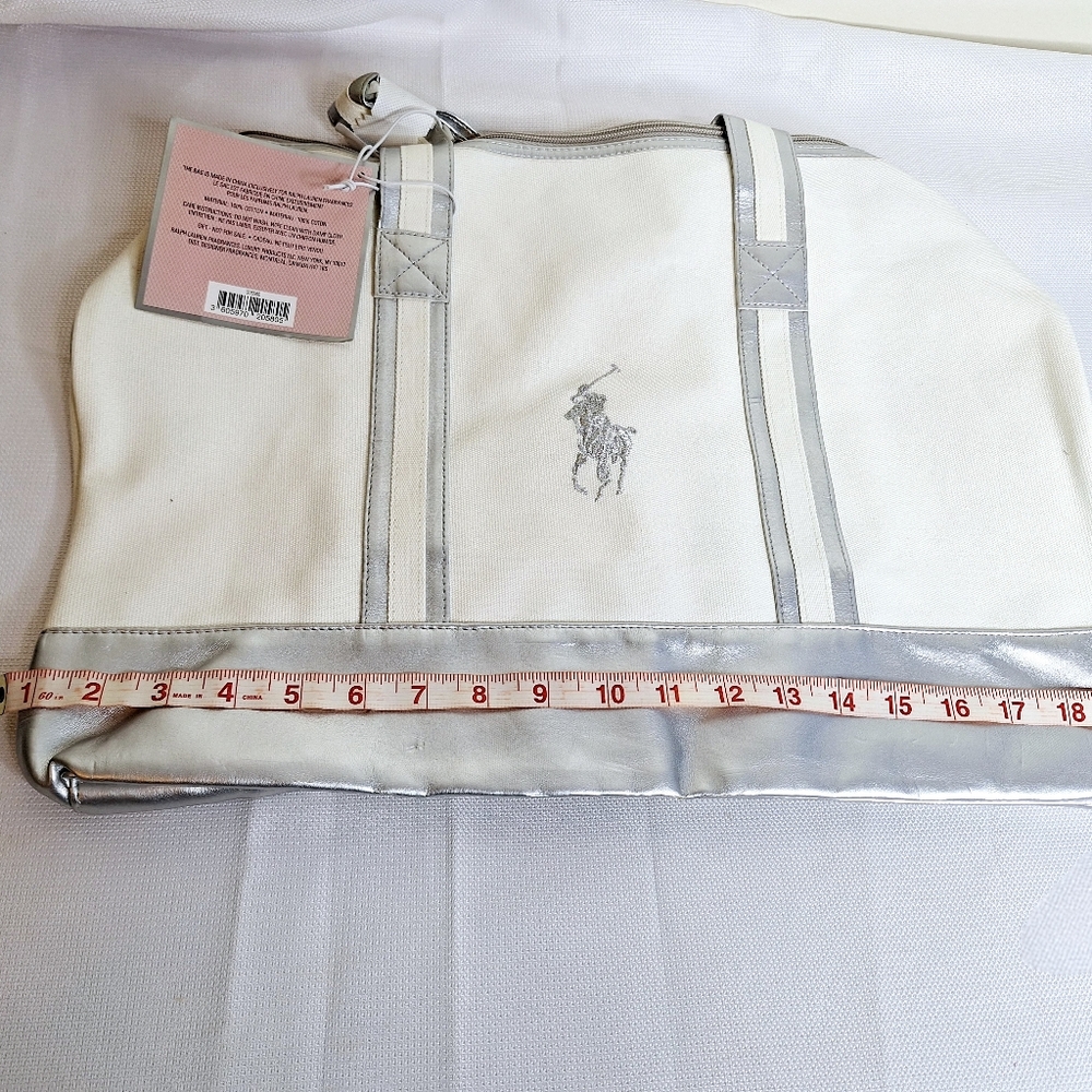 NWT Ralph Lauren Romace perfume Brand"Ralph On The Weekend" Weekender duffel bag - Picture 4 of 14